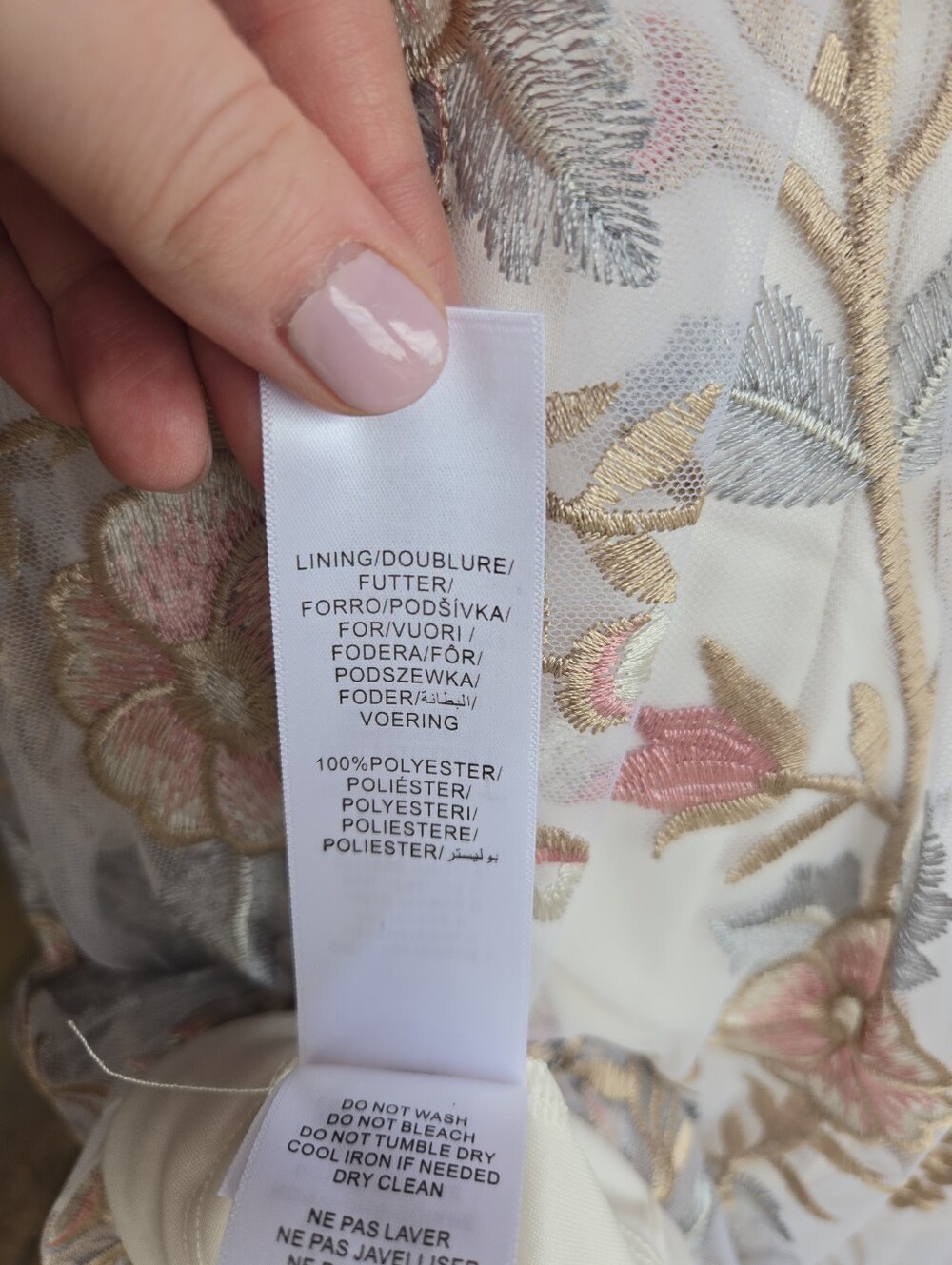 Adrianna Papell Illusion Sleeveless Floral Embroidered Midi Dress Women’s Size 8 - Picture 10 of 16